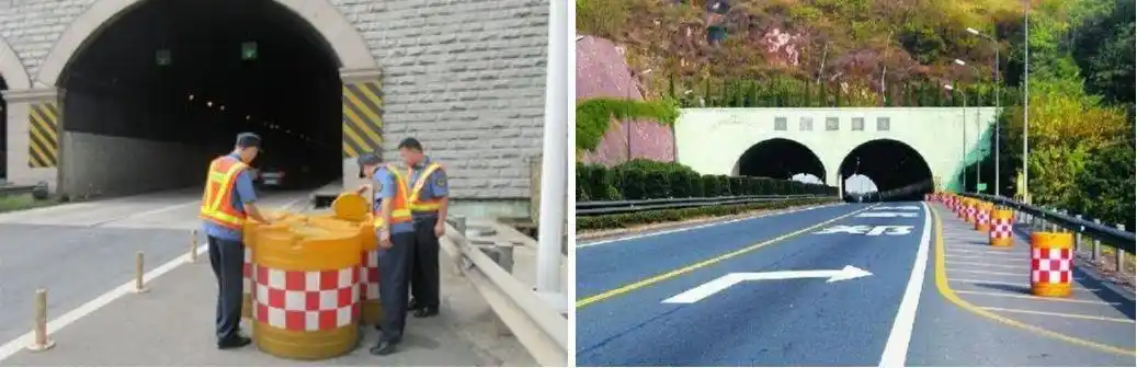 防撞桶技术参数_防撞桶放置规范_防撞桶设置