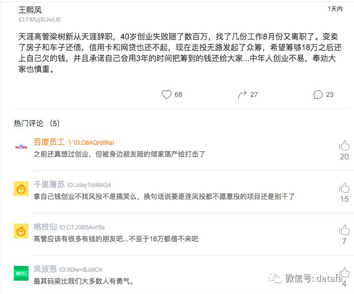 天涯创业论坛创始人_创业失败史 天涯_天涯论坛创业真实故事