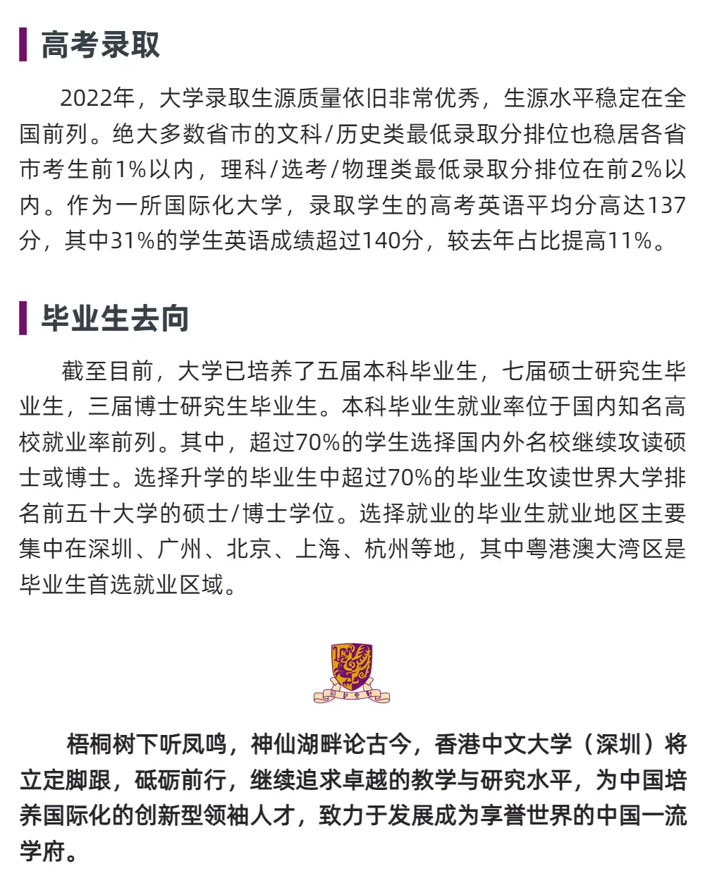 香港中文大学（深圳）2023年招生简章 _ 香港中文大学（深圳）博文奖学金申请 _港中大深圳