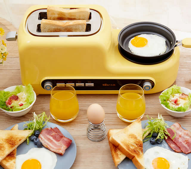 西式早餐烤面包机推荐_小熊多功能早餐机_烤面包机选购技巧