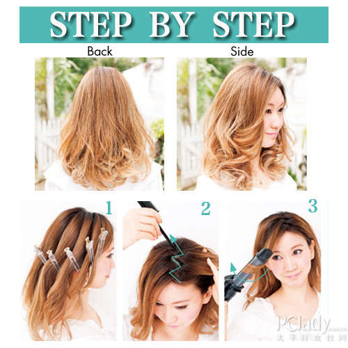 25mm卷发棒短发梨花卷教程_短发卷发棒内扣梨花头_卷发神器选择指南