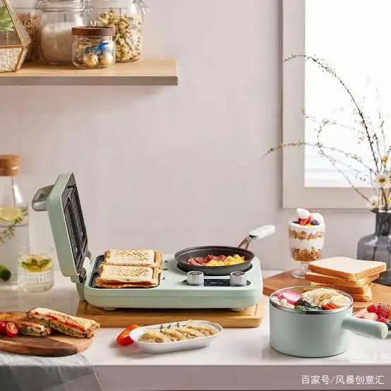 早餐机痛点_早餐店痛点_三明治机早餐机