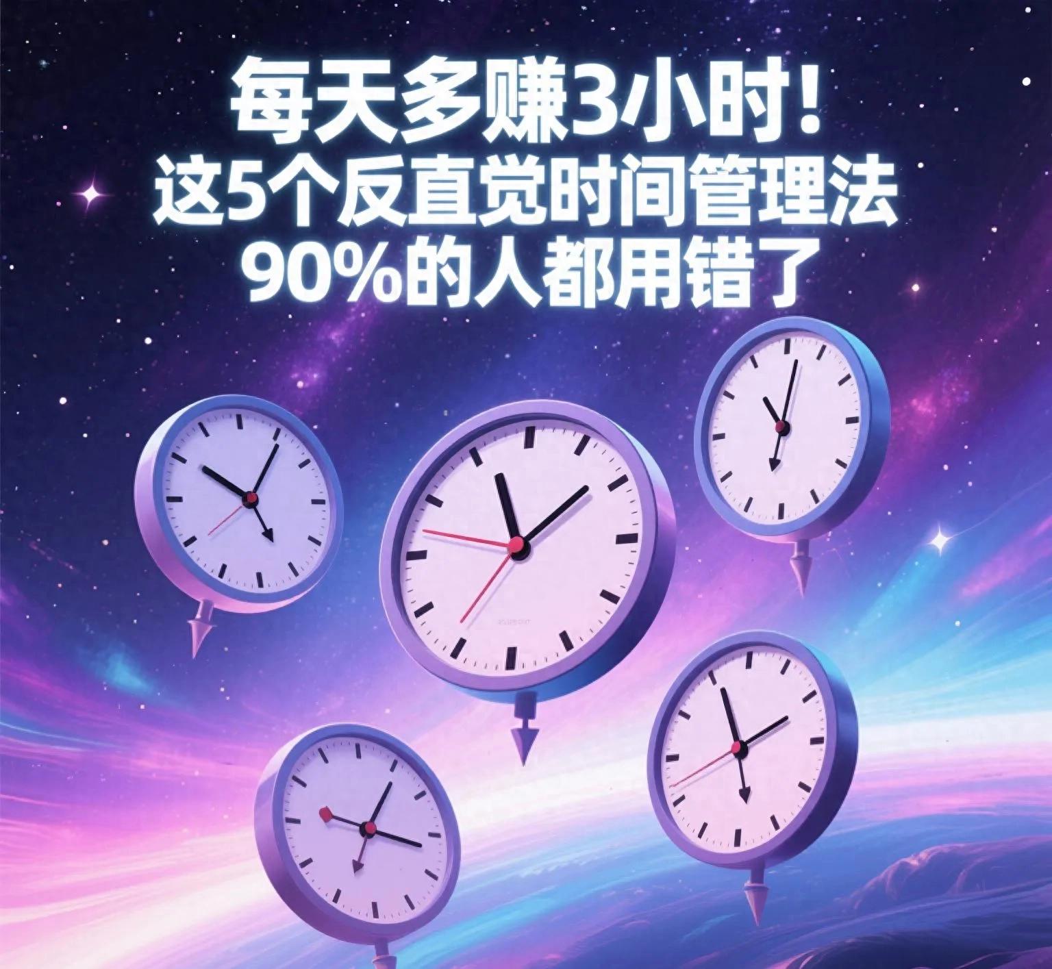 反惯性时间管理系统_番茄钟日程管理_事件锚点法