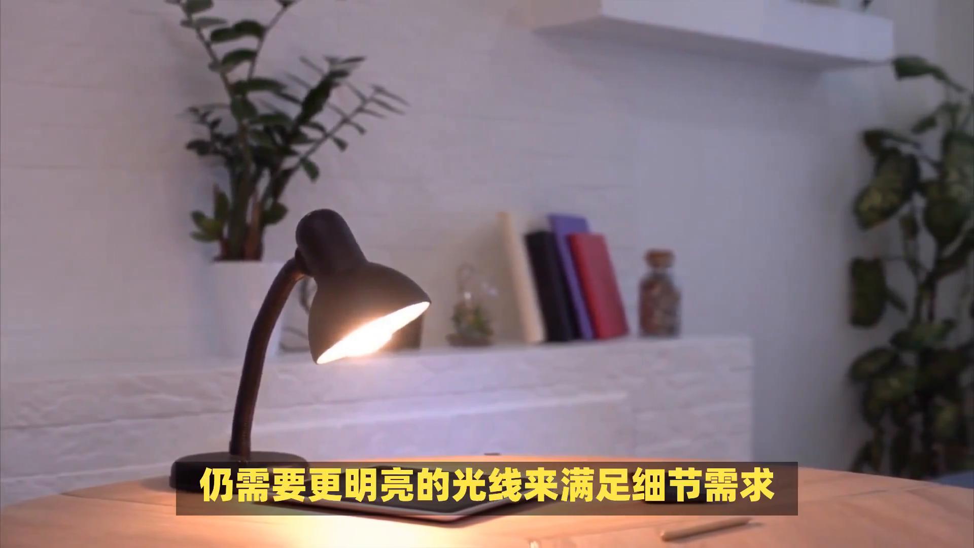 科学灯光设计书房_护眼吸顶灯搭配_电脑灯使用