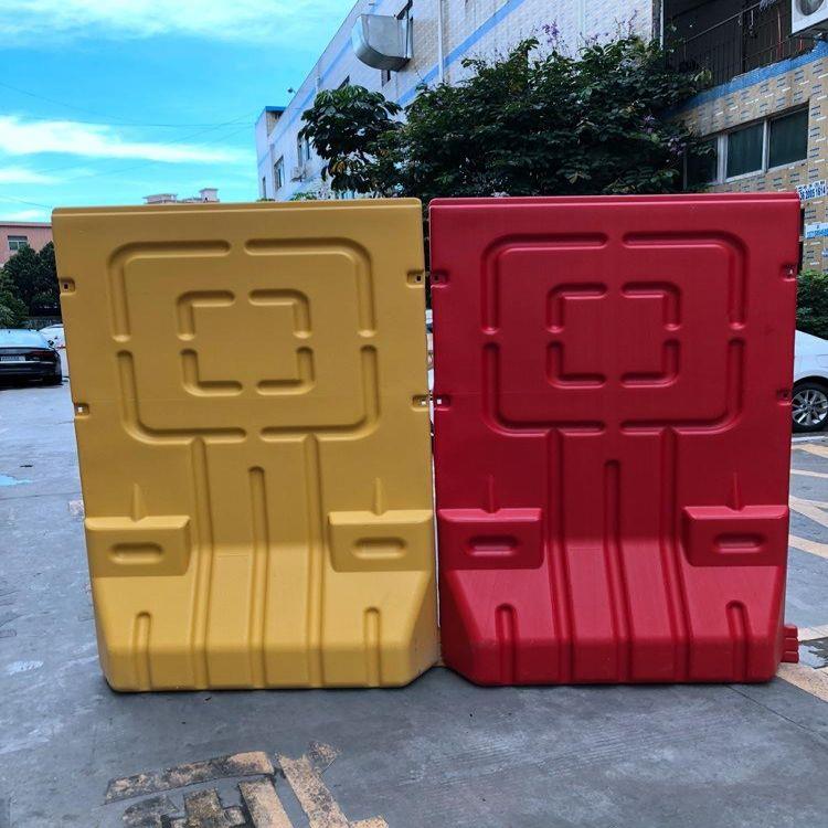 塑料水马施工_三孔水马价格_防撞桶安放