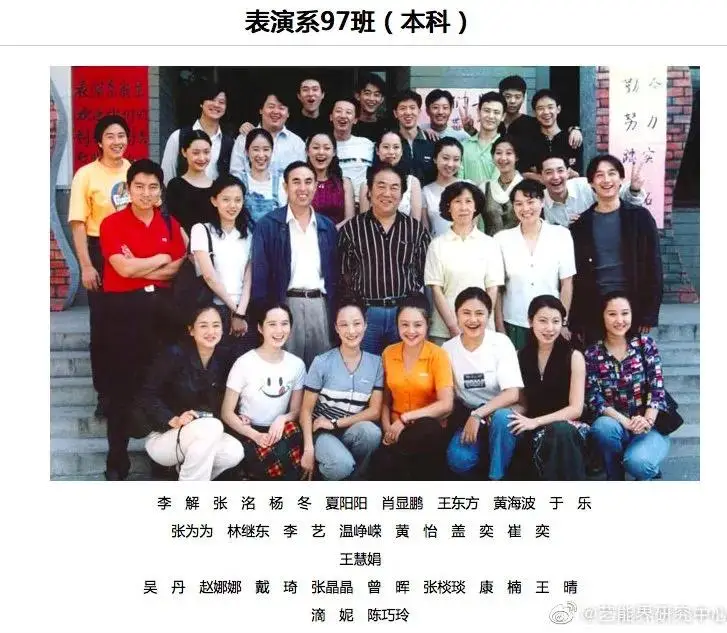 北京电影学院表演系毕业照_北影明星成长故事_北京电影学院毕业