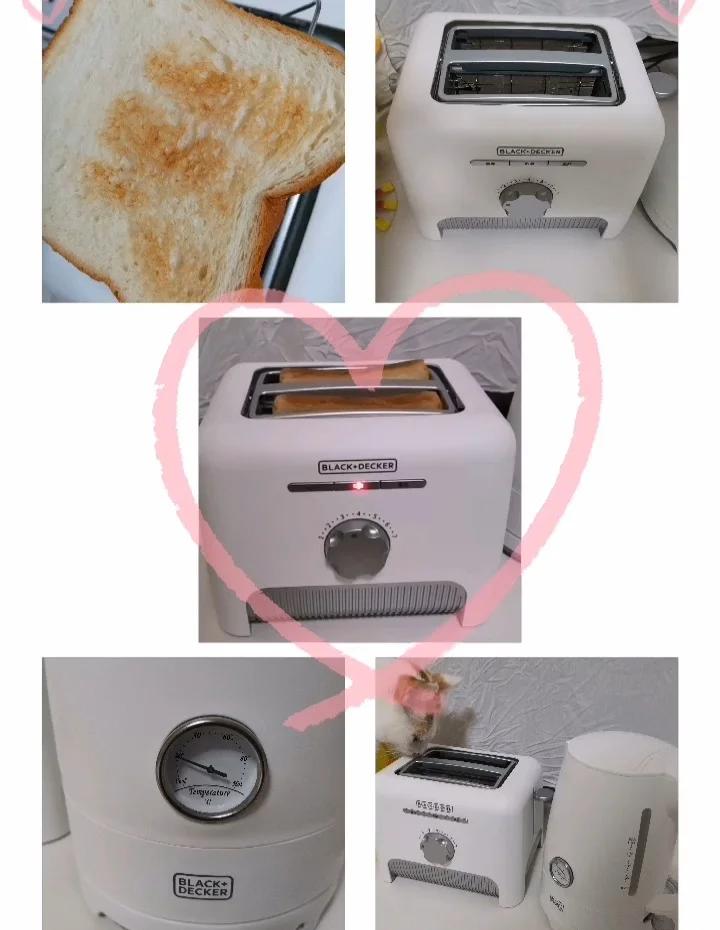 BLACK DECKER早餐机_早餐机 好用吗_七档控温烤面包机