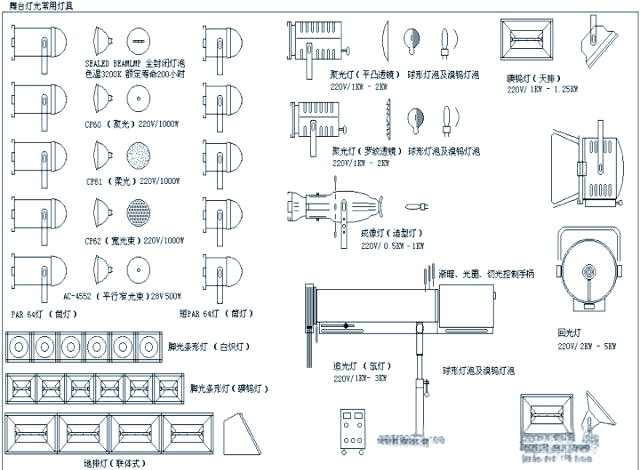 舞台灯光特效制作_舞台灯光技术_舞台灯控台排列