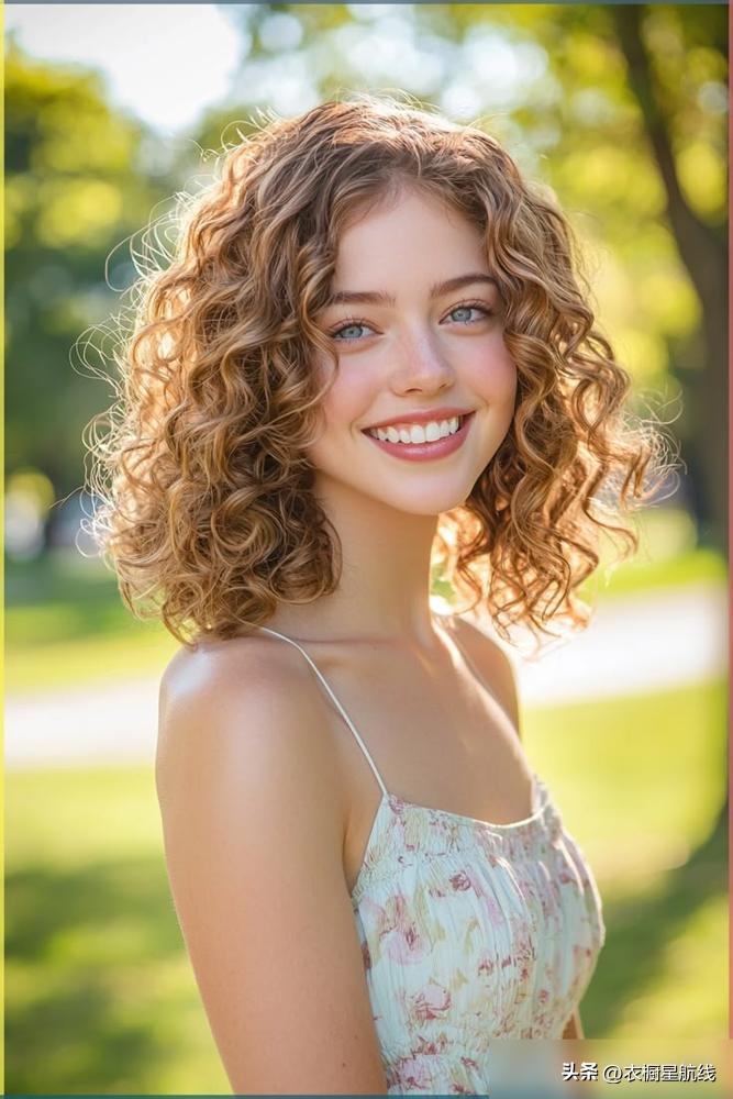 中短卷发风格搭配_中短卷发脸型修饰_小卷发棒怎么用