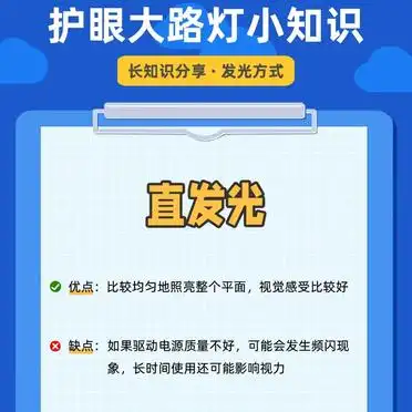 大路灯如何使用_直发光与侧发光区别_大路灯发光方式