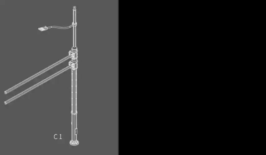 路灯安装流程_大路灯安装_灯杆组件安装步骤