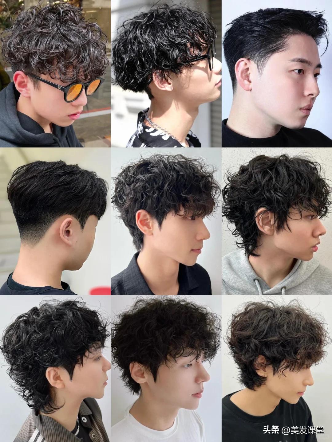 男生用卷发棒做中分_男士烫发技巧_男士短发造型