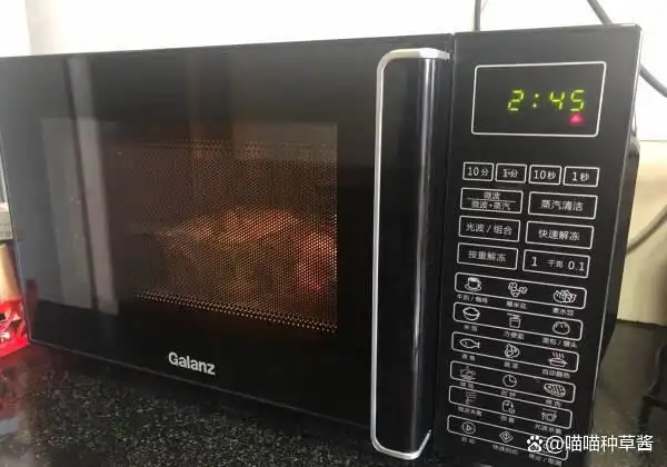 格兰仕微蒸烤一体机 燕麦巧克力蛋糕 早餐制作_格兰仕早餐机煮牛奶