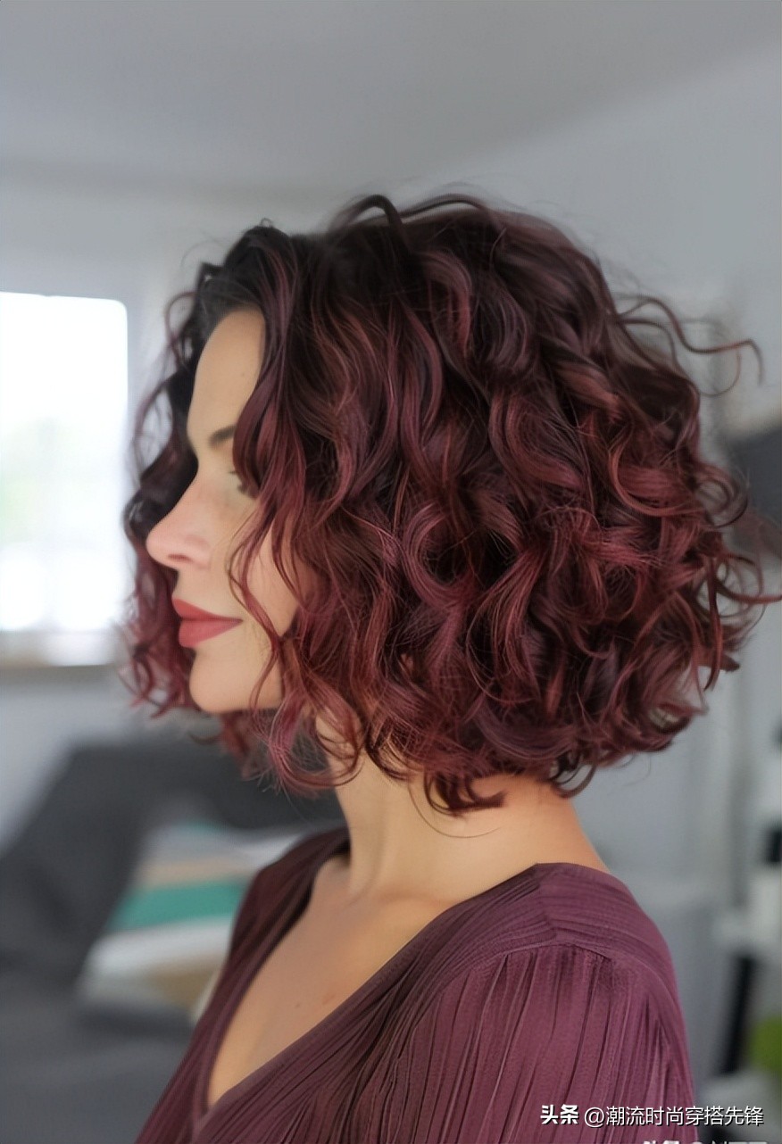 颜值加速器_短款卷发_空气刘海卷发棒直径