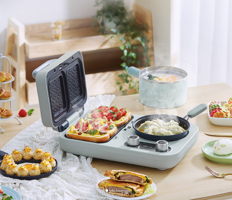 小熊多功能早餐机_小熊电器创意小家电_小熊电器逐光套系健康料理