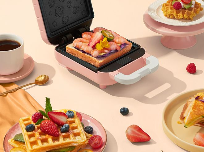 三合一早餐机使用方法_早餐机 小型厨房电器 精致早餐