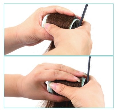 电热卷发筒卷发技巧_怎么使用卷发棒卷头发_用电热卷发筒卷发教程