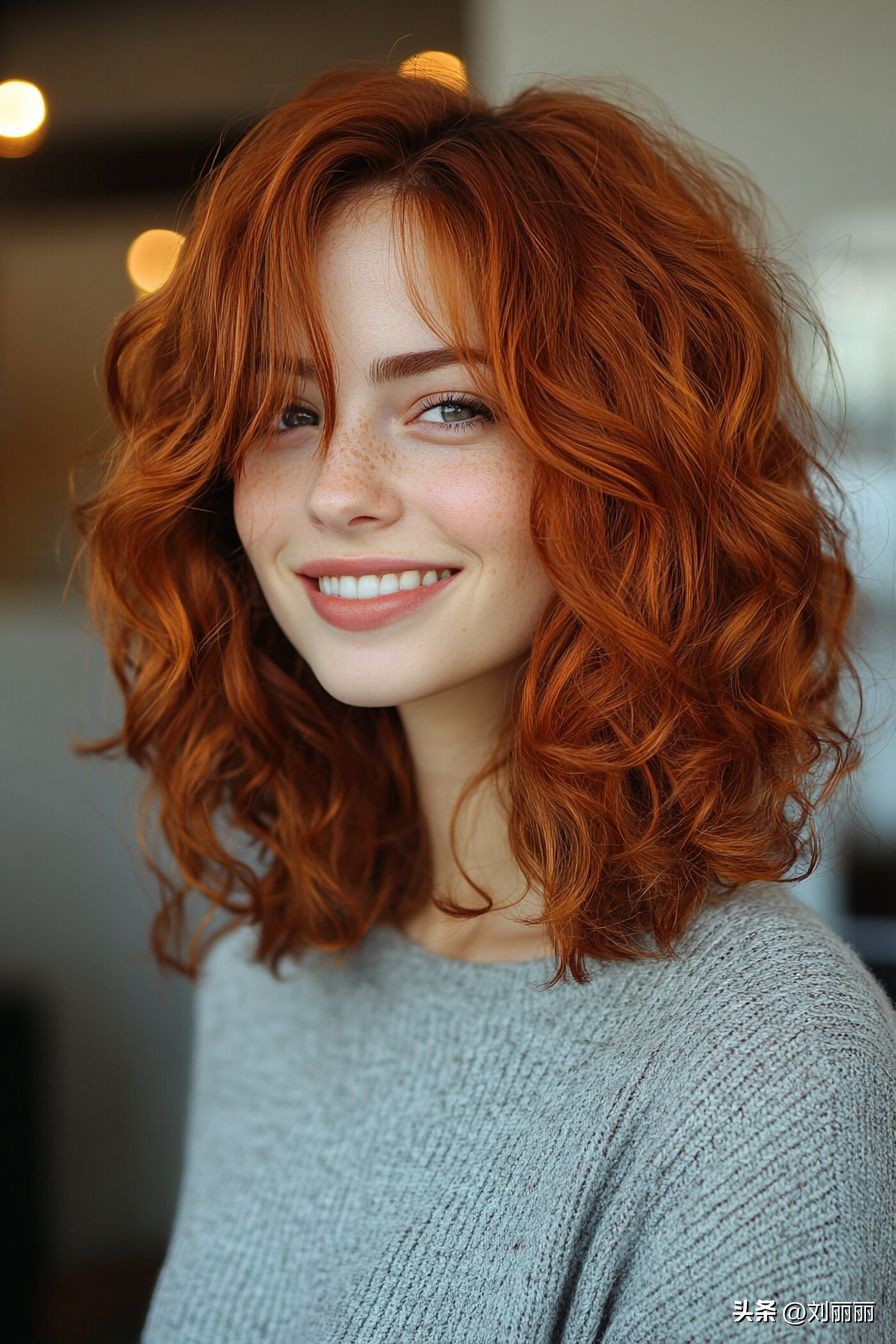 发色搭配技巧_短款卷发风格解析_卷发棒怎么卷头发图解