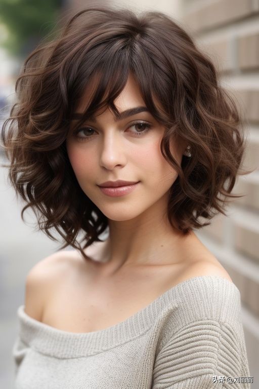 发色搭配技巧_短款卷发风格解析_卷发棒怎么卷头发图解