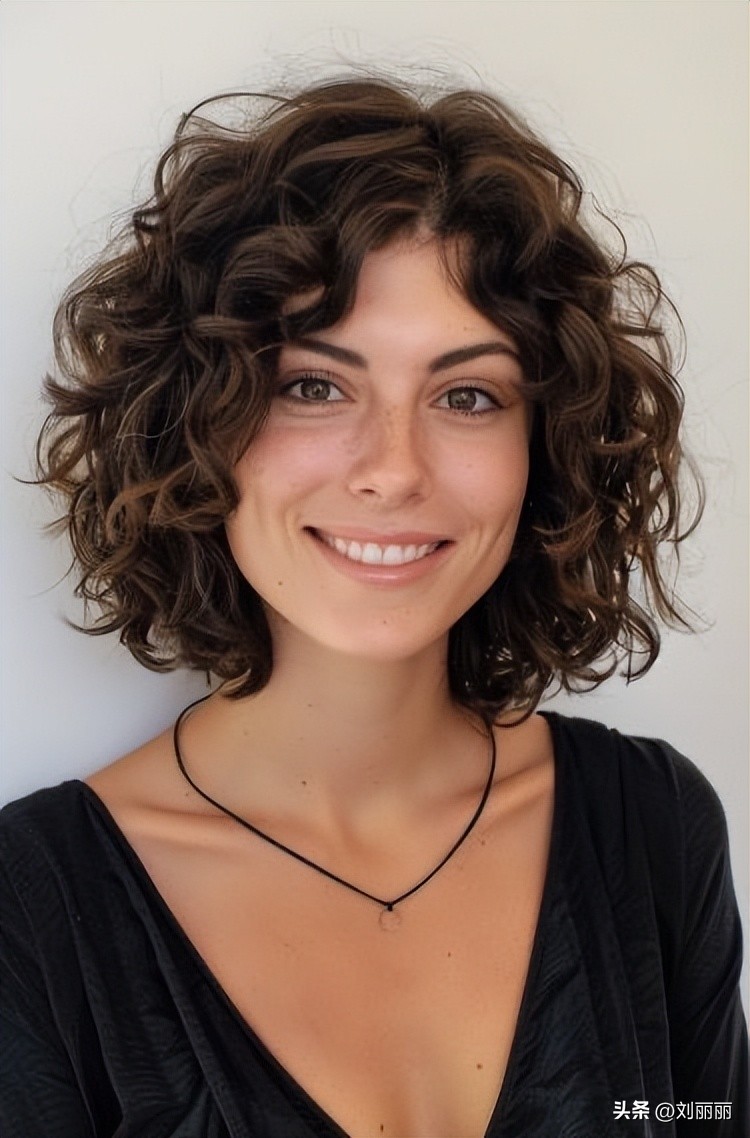 发色搭配技巧_卷发棒怎么卷头发图解_短款卷发风格解析