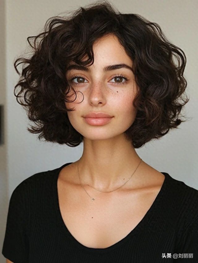 卷发棒怎么卷头发图解_短款卷发风格适配_脸型优化短款卷发