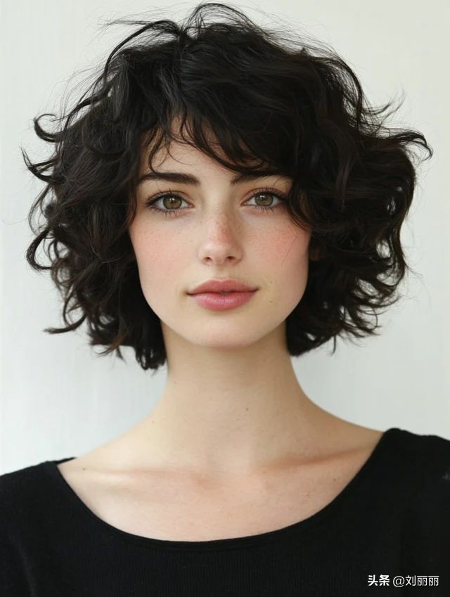 卷发棒怎么卷头发图解_短款卷发风格适配_脸型优化短款卷发
