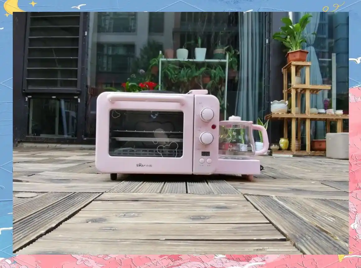 小熊早餐机 外观设计 时尚烤箱早餐机_小熊多功能早餐机