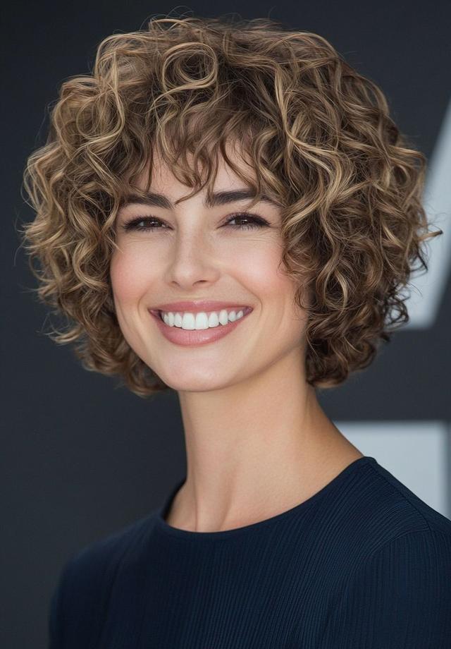 短发烫卷_短发卷发棒教程 韩版_省时省力短发攻略