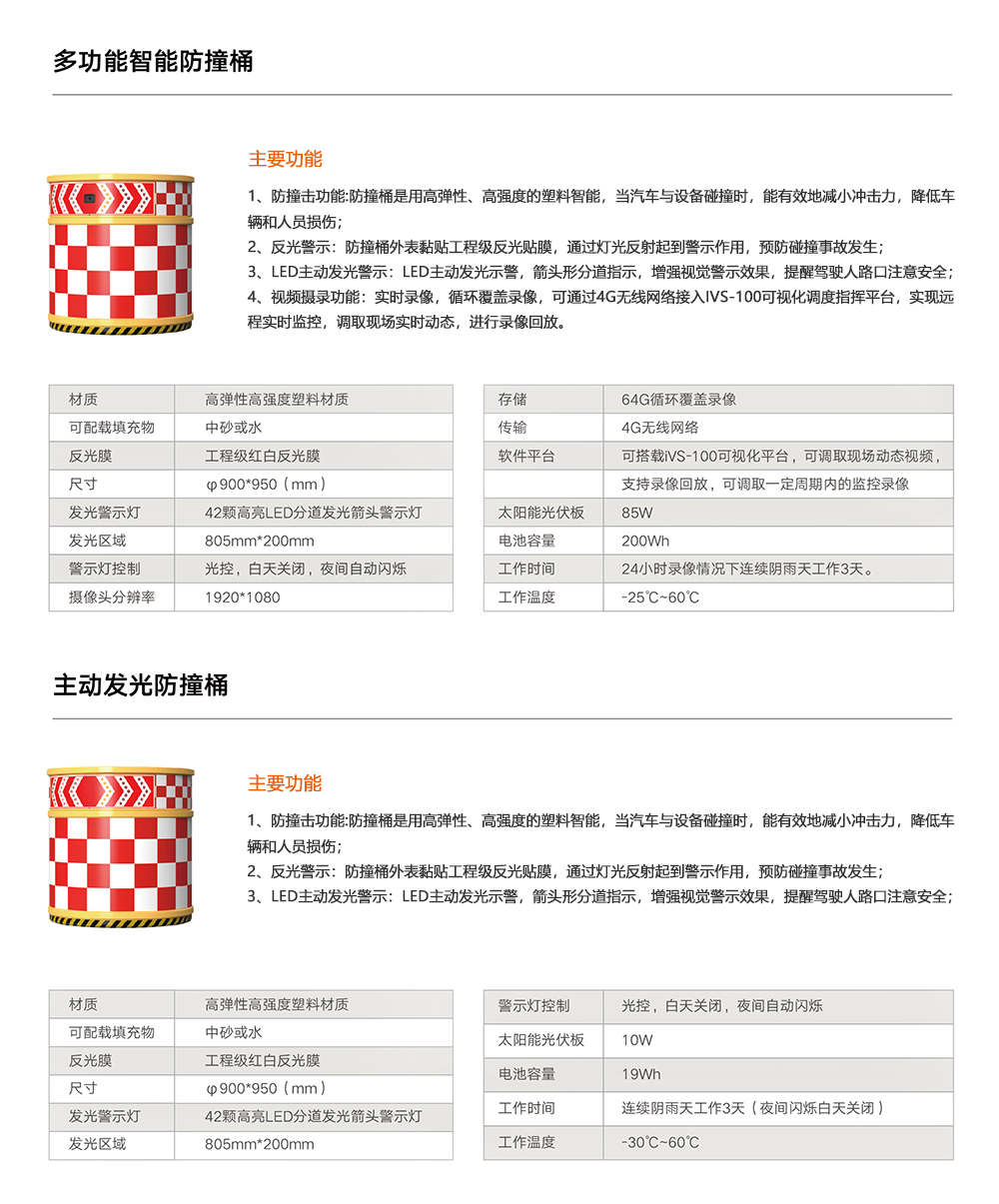 智能防撞桶_防撞桶作用_物联网安全防护设备