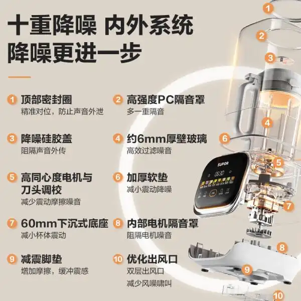 苏泊尔家用破壁机推荐型号_苏泊尔家用破壁机买哪款好_苏泊尔最新款破壁机