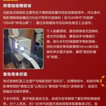 老式电影放映机历史发展_
_讯道电影机
