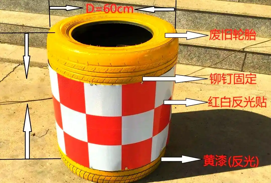 防撞桶销售_轮胎式防撞桶 国家实用新型专利 废旧轮胎创新应用
