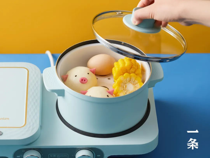 东菱四合一早餐机_早餐机一人食_三合一早餐机