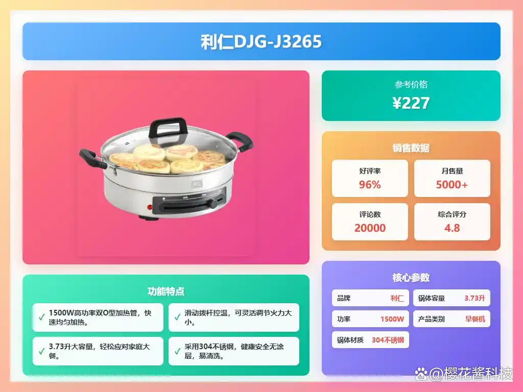 早餐机哪个品牌好性价比高_九阳早餐机推荐_早餐机的价格及图片