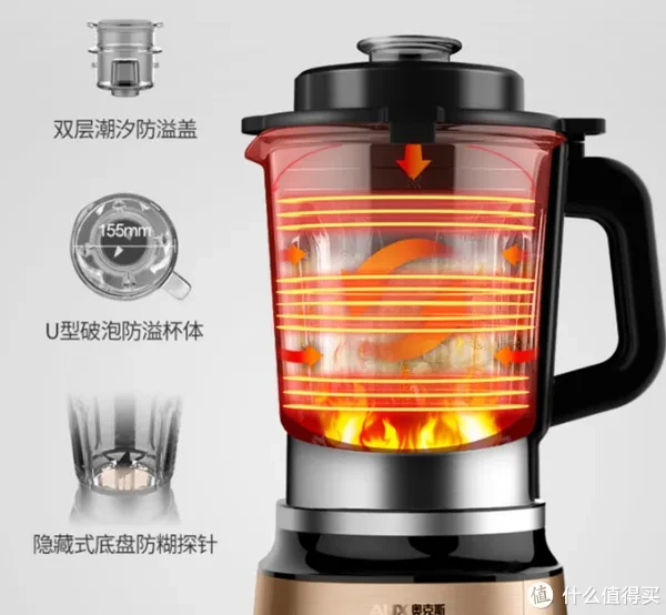 破壁机和料理机哪个好_防糊防溢破壁机推荐_破壁料理机不糊底技巧