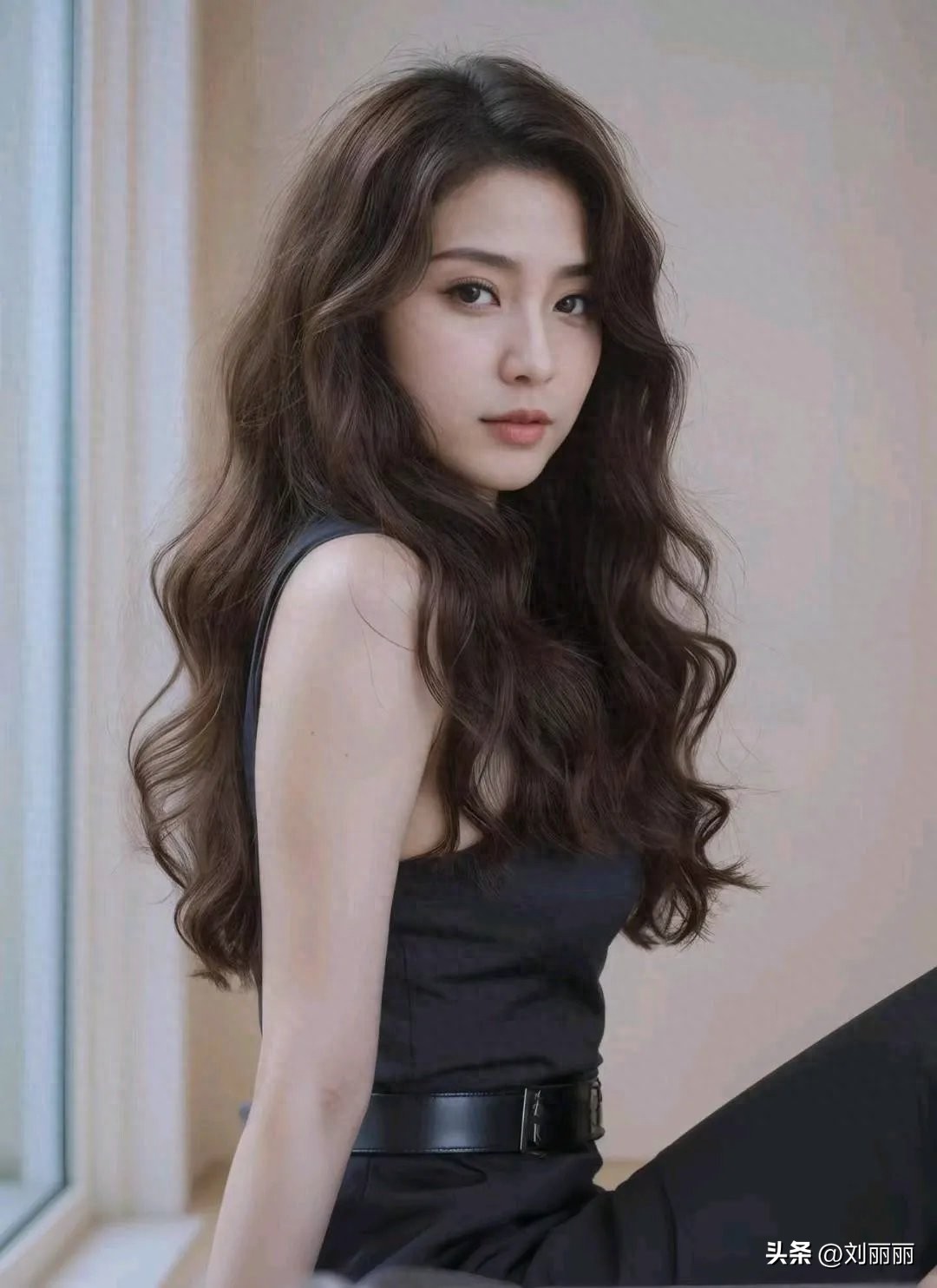 用卷发棒卷大卷的方法_大波浪卷发脸型适配_大波浪卷发风格密码