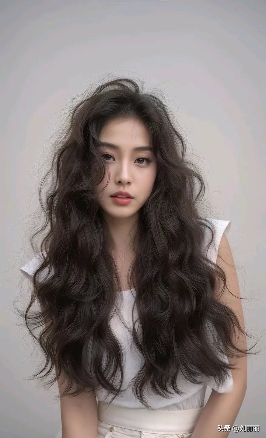 大波浪卷发风格密码_大波浪卷发脸型适配_用卷发棒卷大卷的方法