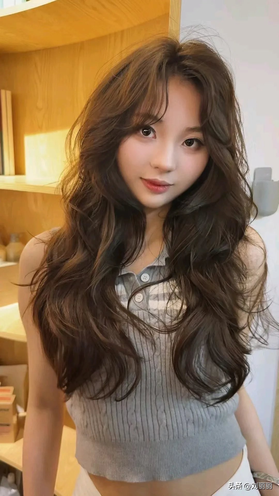 用卷发棒卷大卷的方法_大波浪卷发脸型适配_大波浪卷发风格密码