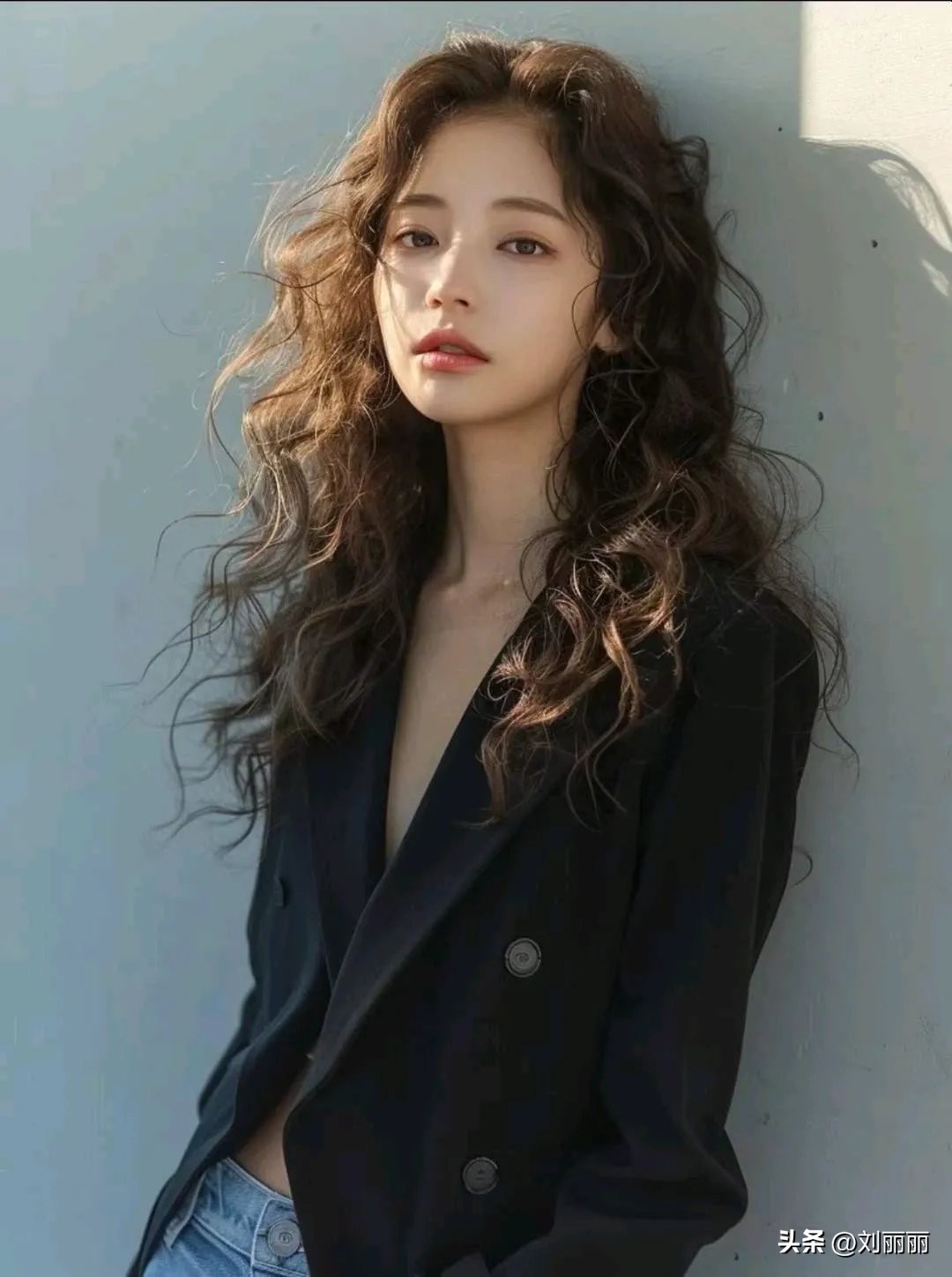 大波浪卷发风格密码_用卷发棒卷大卷的方法_大波浪卷发脸型适配