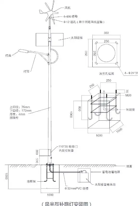 太阳能路灯安装步骤_太阳能路灯地基浇筑方法_大路灯怎么安装