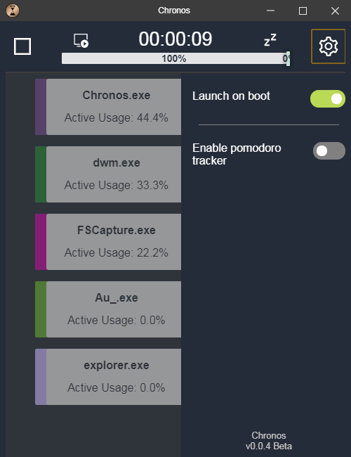 番茄工作法进程跟踪器_番茄钟日程管理_Chronos番茄钟计时跟踪器