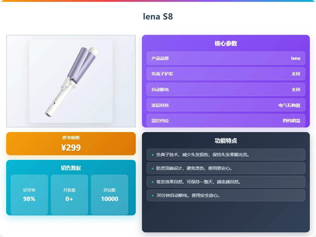电卷发棒卷头发教程_女卷发棒买哪种好用 推荐品牌型号_负离子护发卷发棒选购指南