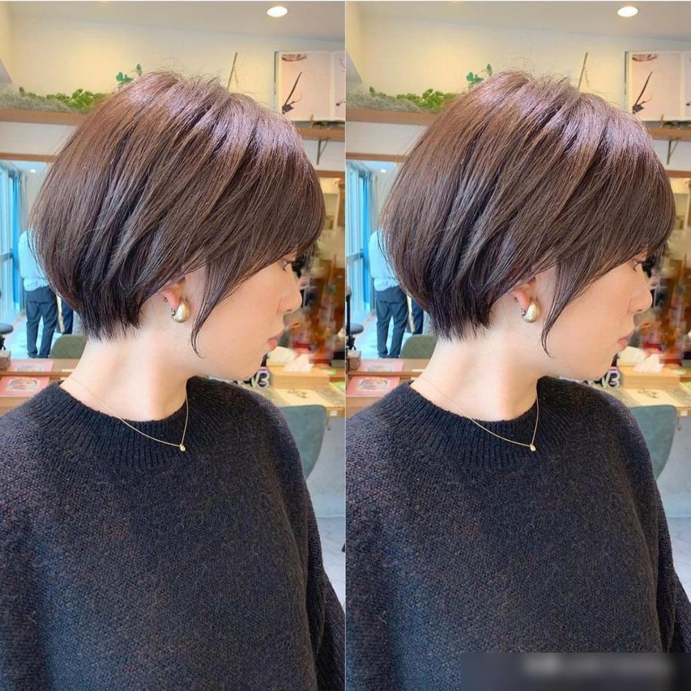 短发不烫同样美丽_短发不用卷发棒做卷发_适合圆脸的短发造型