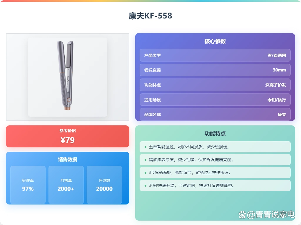 卷发棒夹板选购指南_卷发棒直发夹推荐路口_卷发棒夹板推荐品牌