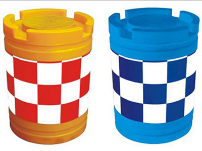 防撞桶生产_防撞桶回收利用_交通设施防撞桶报废处理