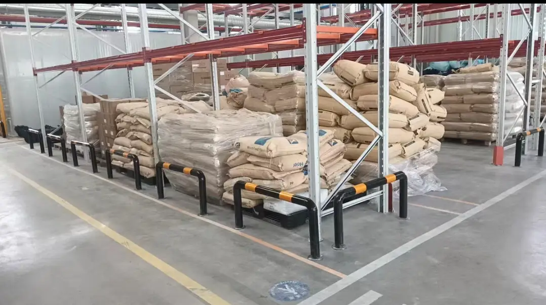 防撞桶布局_防撞柱厂家_车间安全规划_智能防撞系统