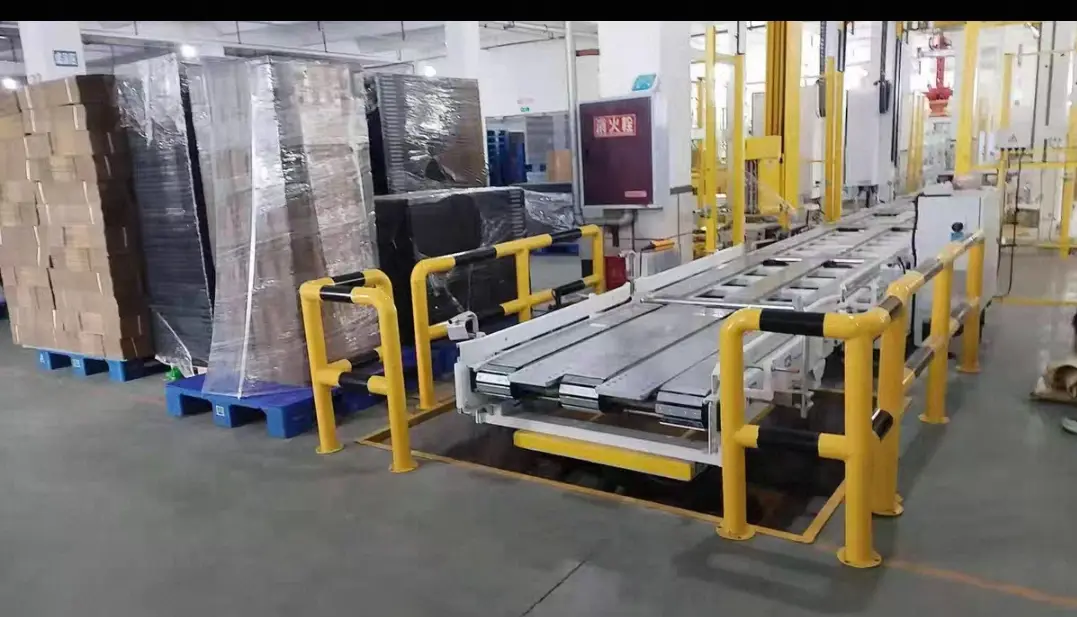 防撞桶布局_防撞柱厂家_车间安全规划_智能防撞系统