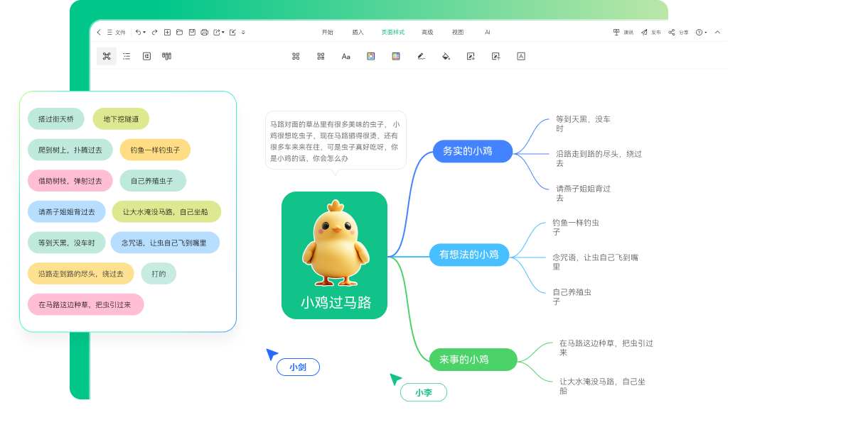 思维导图软件番茄钟_思维导图任务看板转化_知识整理思维导图工具