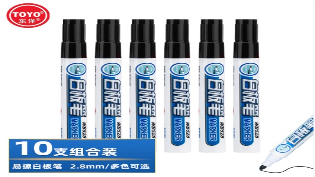 教学中得力6817白板笔快干特性_得力白板笔价格_科研办公场景得力6811黑色思达白板笔