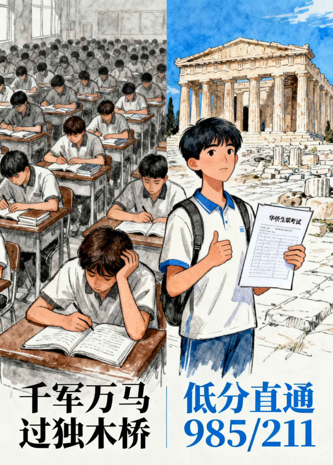 希腊移民低投资门槛拿永居_华侨生联考_华侨生联考真题深度解析